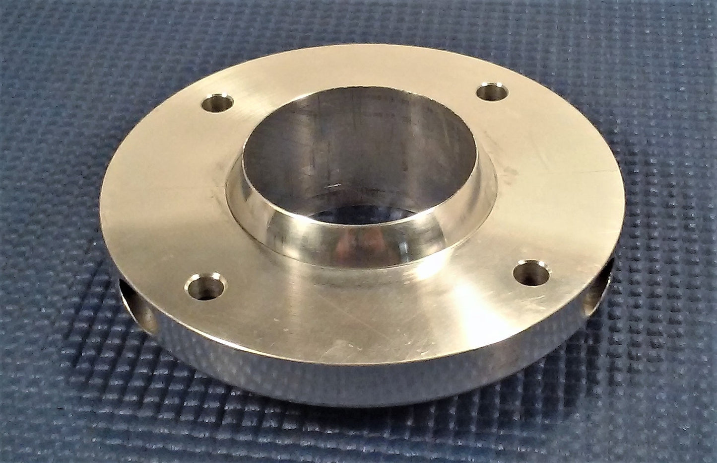 2" POLISHED BILLET ALUMINUM SWIVEL INTERIOR FLOOR MOUNT FOR STEERING COLUMN