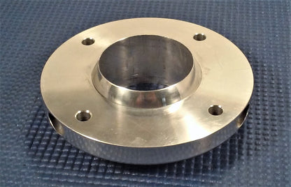 2" POLISHED BILLET ALUMINUM SWIVEL INTERIOR FLOOR MOUNT FOR STEERING COLUMN