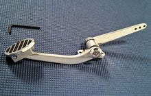 POLISHED ALUMINUM SMALL OVAL GAS PEDAL FIREWALL MOUNT ASSEMBLY