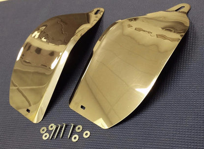 1973-1987 CHEVROLET GMC PICKUP TRUCK STAINLESS REAR FENDER ROCK CHIP GUARD SET