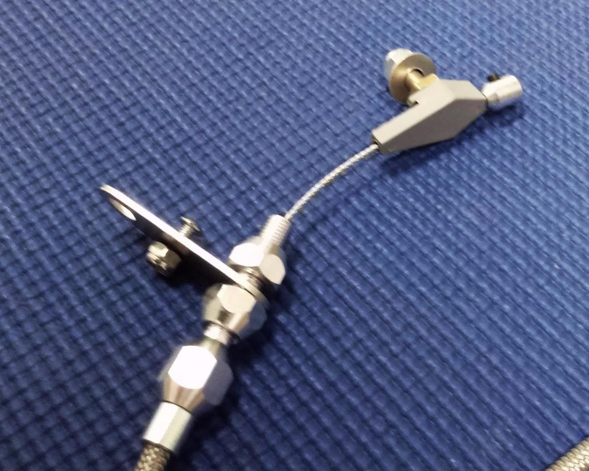 CHRYSLER DODGE MOPAR 727 AUTOMATIC TRANS STEEL BRAIDED KICK DOWN CABLE ASSEMBLY