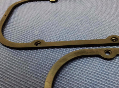 CHEVROLET CAMARO NOVA CHEVELLE BBC BLACK SILICONE STEEL CORE VALVE COVER GASKETS