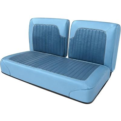1963 Ford Falcon Futura Hardtop; Front & Rear Bench Upholstery Set; Blue / White