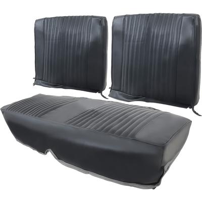 1965 Ford Falcon Futura Sedan; Front & Rear Bench Upholstery Set; Black