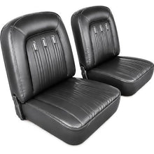 1965 Ford Fairlane 500; Sport Coupe; Front Bucket Seat Upholstery; RH & LH; Black