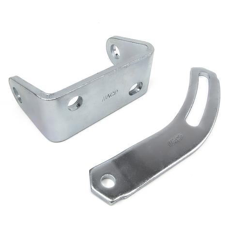 1965-71 Ford, Mercury; Alternator Bracket Set; 170-200 L6: w/o AC; OEM Style; Zinc Plated; Various Models