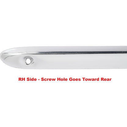 10176ER - 1969 Ford Mustang; Rocker Panel Molding; With Hardware; RH, Passenger Side