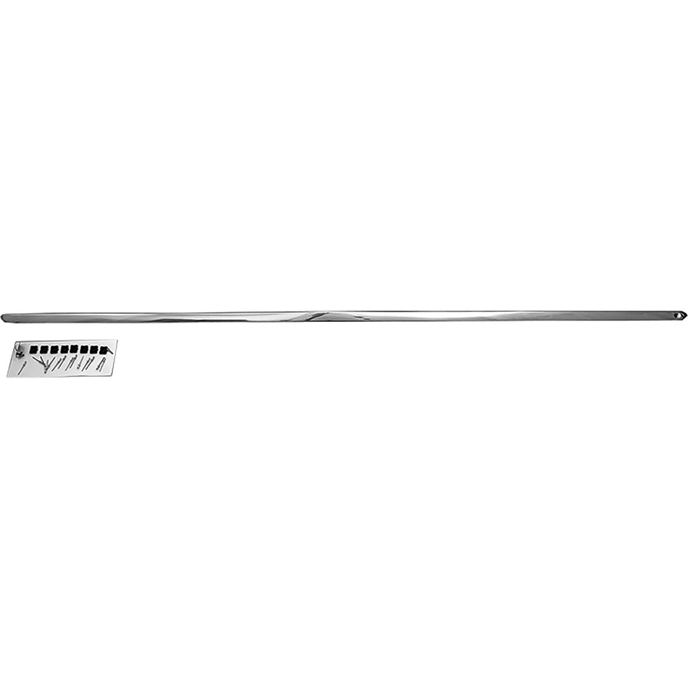 10176FR - 1969 Ford Mustang; Rocker Panel Molding; With Hardware; LH, Driver Side