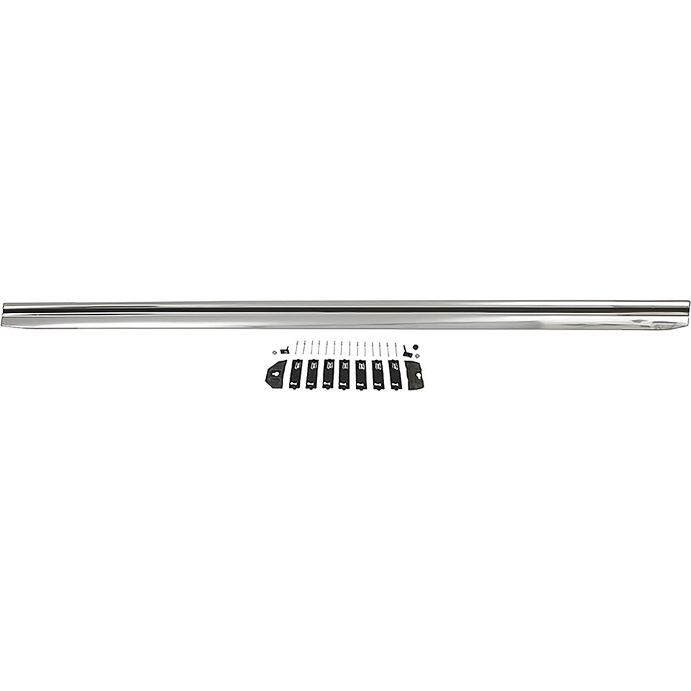 10176GR - 1971-73 Mustang; Rocker Panel Molding; With Hardware; RH, Passenger Side