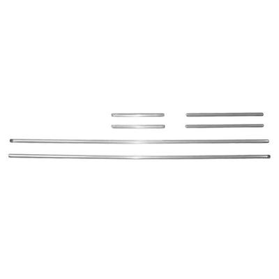 10176JLR - 1970 Ford Mustang; Rocker Molding Set; Mach 1; 6-Piece Set