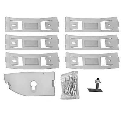 10182G - 1967-68 Mustang; Rocker Panel Molding Clip Set; Passenger Side
