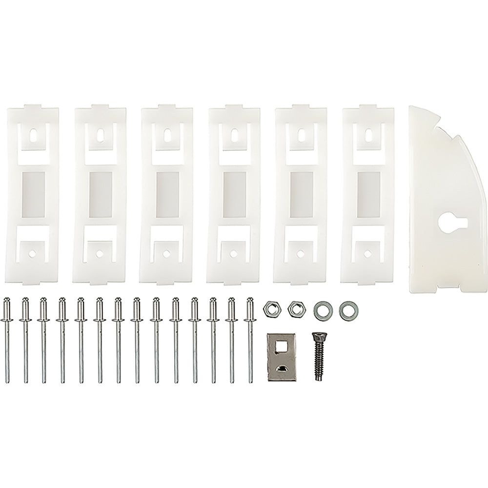 10182G - 1967-68 Mustang; Rocker Panel Molding Clip Set; Passenger Side