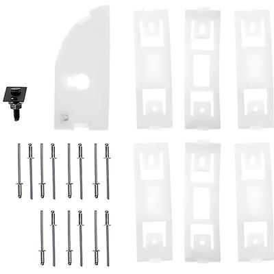 10182H - 1967-68 Mustang; Rocker Panel Molding Clip Set; LH Driver Side