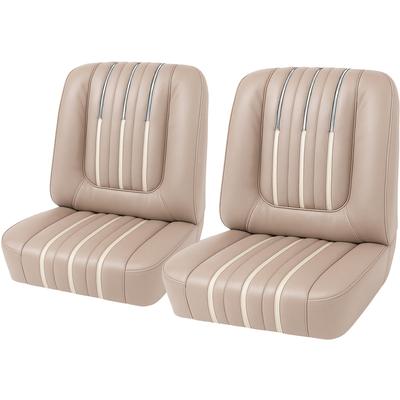 1963 Galaxie 500 XL Front Bucket Seat Upholstery; Champagne