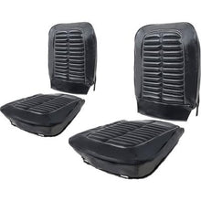 1964 Galaxie 500 XL 2-Door Bucket Seat Upholstery; Black