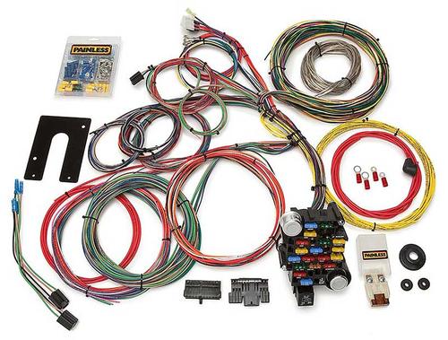 Painless 28-Circuit Universal Chassis Harness with Column Ignition Switch Connector