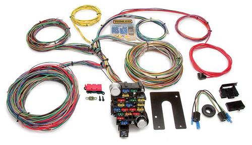 Painless Wiring 28 Circuit Classic-Plus Customizable Chassis Harness; Key In Dash