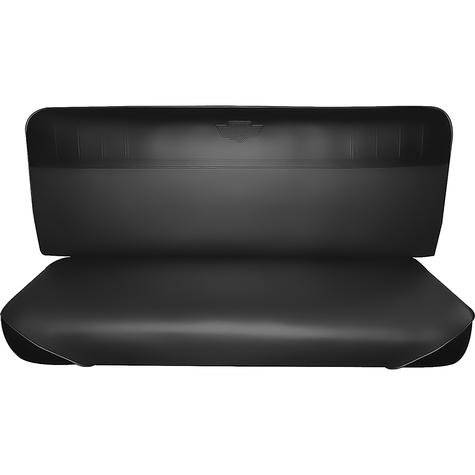 1965-66 Ford F-100 / F-250 Truck Custom / Standard Cab Pickup Truck Seat Upholstery; Black