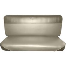 1965-66 Ford F-100 / F-250 Truck Custom / Standard Cab Truck Seat Upholstery; Parchment / White