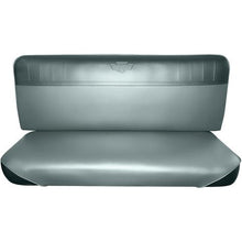 1965-66 Ford F-100 / F-250 Truck Custom / Standard Cab Pickup Truck Seat Upholstery; Silver / White