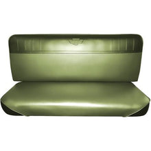 1965-66 Ford F-100 / F-250 Truck Custom / Standard Cab Pickup Truck Seat Upholstery; Green / White