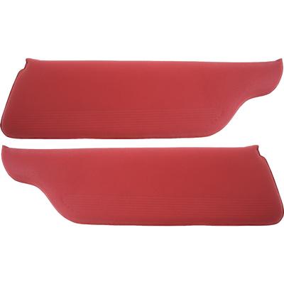 1960-65 Falcon, Comet; Sunvisors; Moonskin / Crater; Sedan; Bright Red