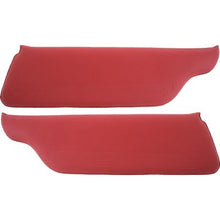 1960-65 Falcon, Comet; Sunvisors; Moonskin / Crater; Sedan; Bright Red