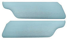 1960-65 Falcon/Comet; Sedan Only; Sunvisors; Moonskin / Crater;  Aqua