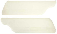 1960-65 Falcon/Comet; Sedan Only; Sunvisors; Moonskin / Crater; White