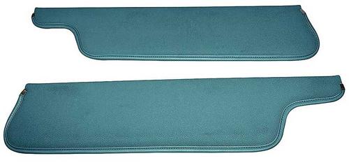 1973-79 Ford F-100 / F-250 / F-350 Pickup Truck Sunvisors; Dark Aqua