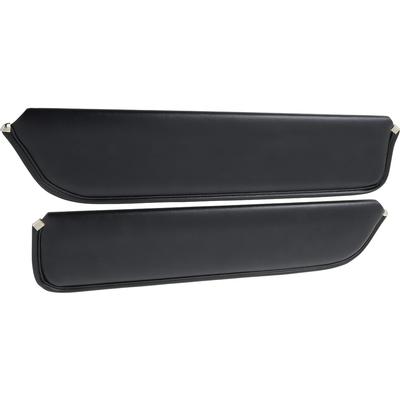 1967-77 Bronco; Interior Sunvisors; Black; Pair