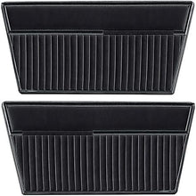 1968-77 Ford Bronco; Front Door Panels; Sierra Vinyl w/o Inserts; Black