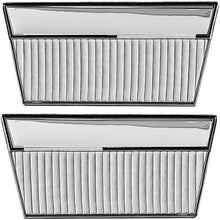 1968-77 Ford Bronco; Front Door Panels; Sierra Vinyl w/ Mylar Inserts; Gray