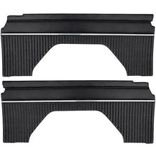 1966-76 Ford Bronco; Rear Quarter Panels; Sierra Vinyl; Black