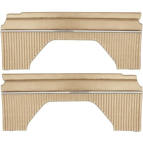 1966-76 Ford Bronco; Rear Quarter Panels; Sierra Vinyl; Parchment