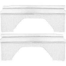1966-76 Ford Bronco; Rear Quarter Panels; Sierra Vinyl; White