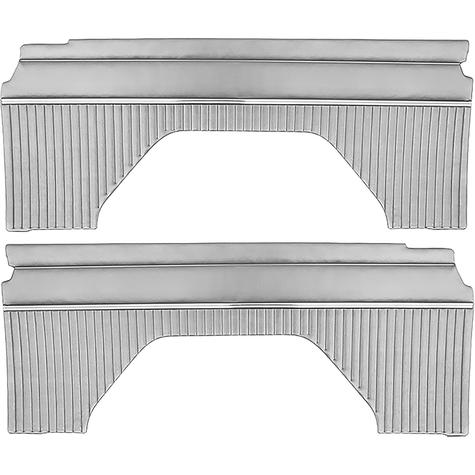 1966-76 Ford Bronco; Rear Quarter Panels; Sierra Vinyl; Gray