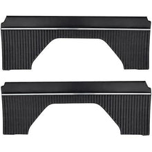 1966-76 Ford Bronco; Rear Quarter Panels; w/o Top; Black