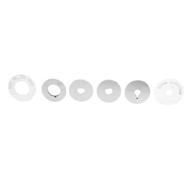 Trim Parts 1955-56 Chevrolet 150 & 210 Dash Bezel Set W/Chrome Backplates - (1062)