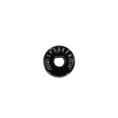 Trim Parts 1955-56 Chevrolet Full Size Rear Speaker Dash Bezel W/Chrome Back Plate, Each - (1078)