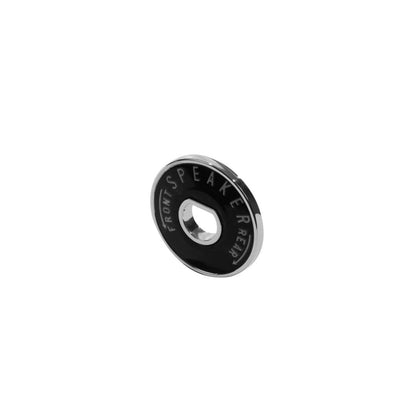 Trim Parts 1955-56 Chevrolet Full Size Rear Speaker Dash Bezel W/Chrome Back Plate, Each - (1078)