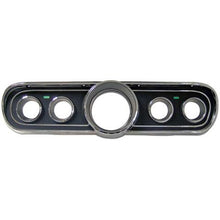 1966 Ford Mustang; Dash Gauge Bezel; Standard Interior; With Full Instrumentation; Black