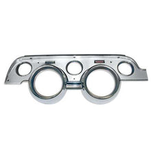 1967 Ford Mustang; Dash Gauge Bezel; Deluxe Interior; Aluminum Finish