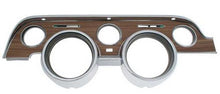 1968 Ford Mustang; Dash Gauge Bezel; Deluxe Interior; Woodgrain
