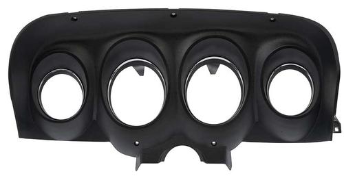 1969 Ford Mustang; Dash Guage Bezel; Black Textured