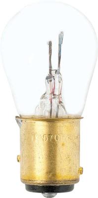 1157 Incandescent Bulb; S-8; Double Contact; Indexed; 3/32 CP 2.10 Amps; Clear