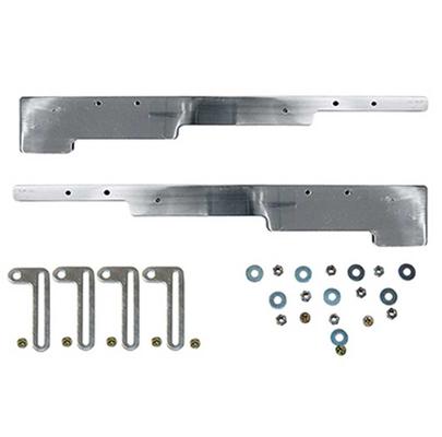 Ignition Wire Loom Set; 9 mm; Polished Aluminum; Smooth Chrome