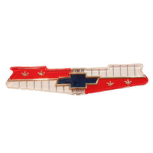 Trim Parts 1956 & 1958 Chevrolet Full Size Car "V8" Hood Emblem Insert Only, Each - (1300)