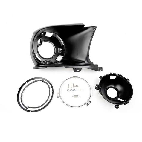 1967-68 Ford Mustang; Headlamp Assembly; With Hardware; RH