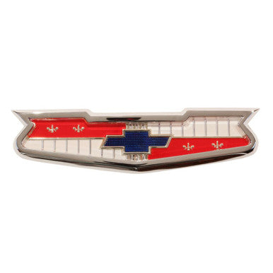 Trim Parts 1956 & 1958 Chevrolet Full Size Car "V8" Trunk Emblem Assembly, Each - (1306)